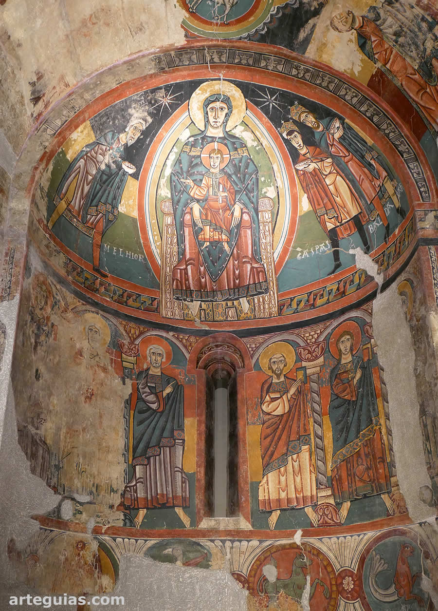 Una de las obras icónicas del museo: Santa María de Taüll