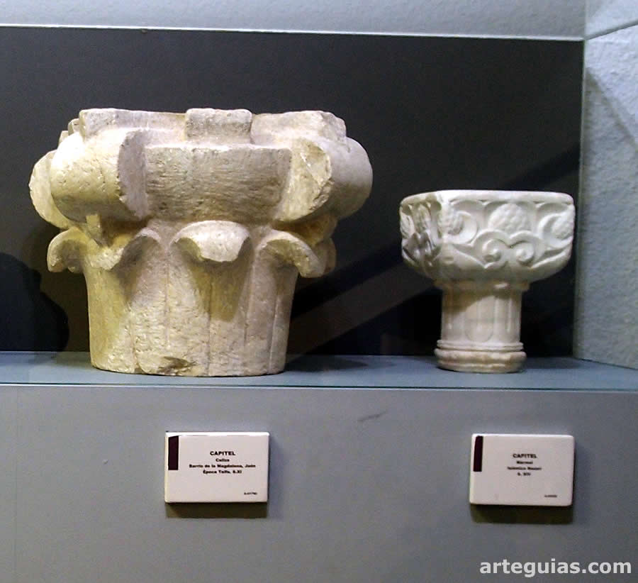Capiteles andalusíes de los siglo XI y XIV