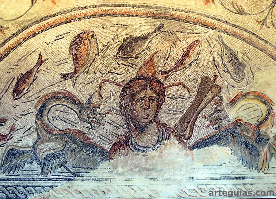 Mosaico de la diosa Tetis de Marroquíes Altos