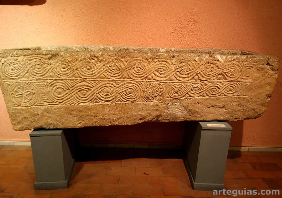 Museo de Jaén: Sarcófago de Arjonilla de época hispano visigoda