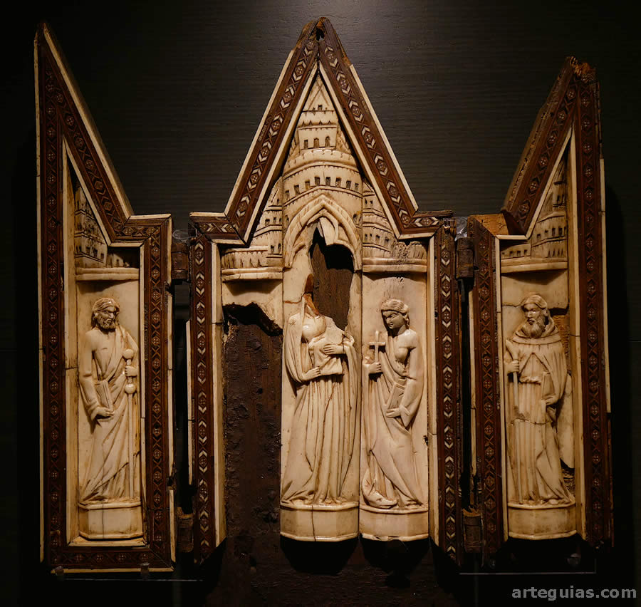 Tríptico de la Virgen y Santos