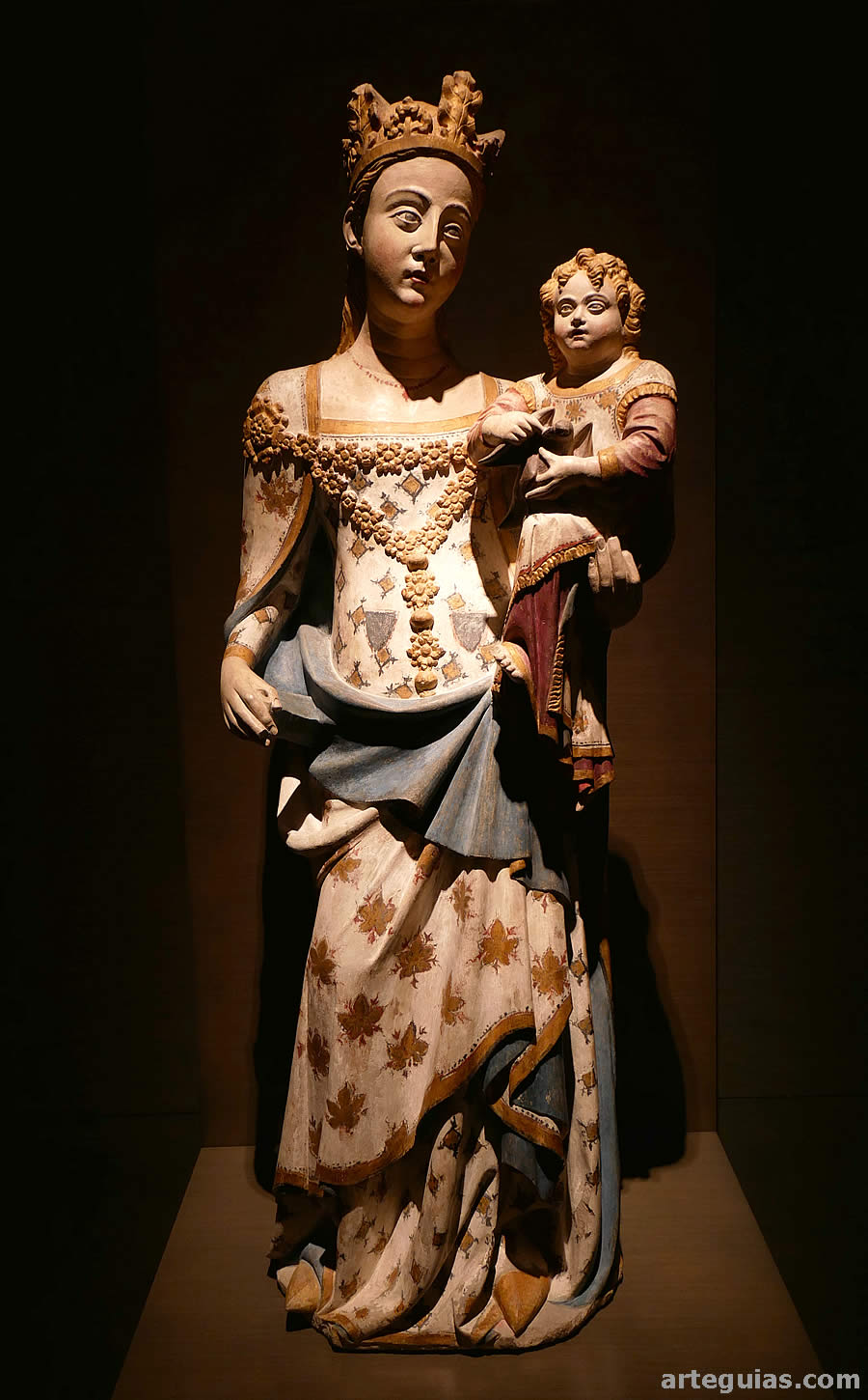 Imagen de la Virgen de Bellpuig de les Avellanes