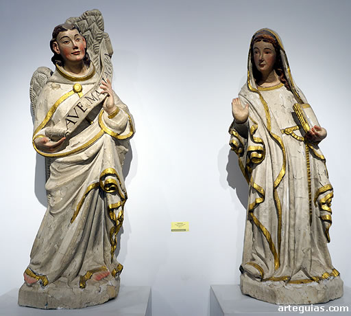Museo Catedralicio de Zamora: grupo gótico de la Anunciación