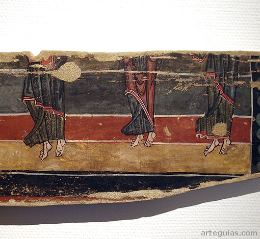 Frontal de altar de la iglesia de San Vicente M&aacute;rtir, en Vio