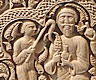 Detalle de la Arqueta de Leyre. Museo de Navarra