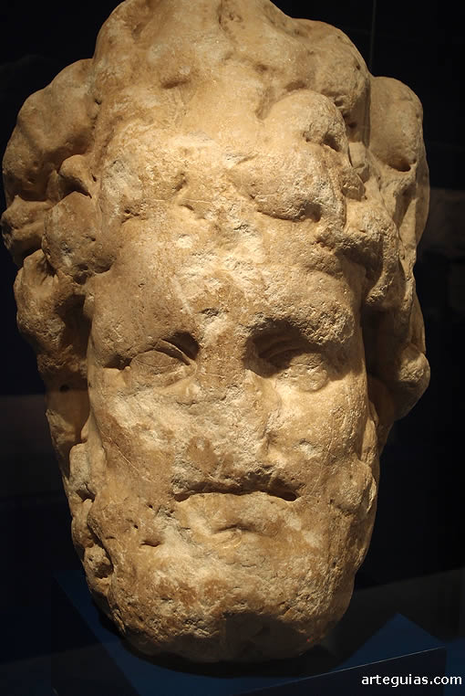 Museo de la Romanizaci&oacute;n, Calahorra: cabeza de J&uacute;piter