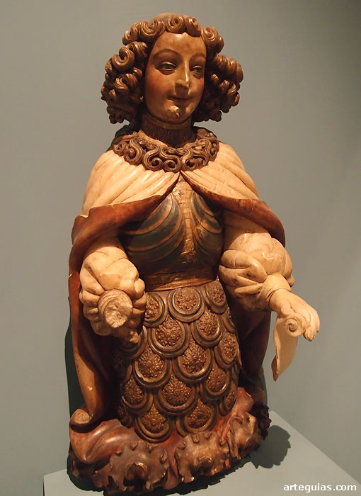 Ángel custodio de la ciudad de Zaragoza, realizada por Pere Johan