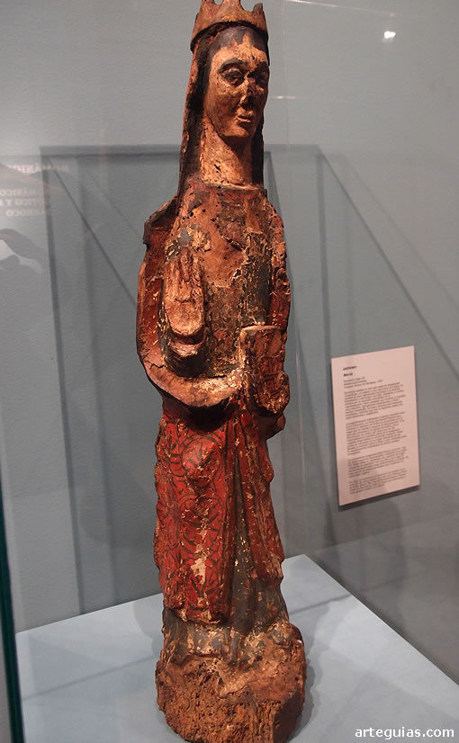 Talla románica de la Virgen
