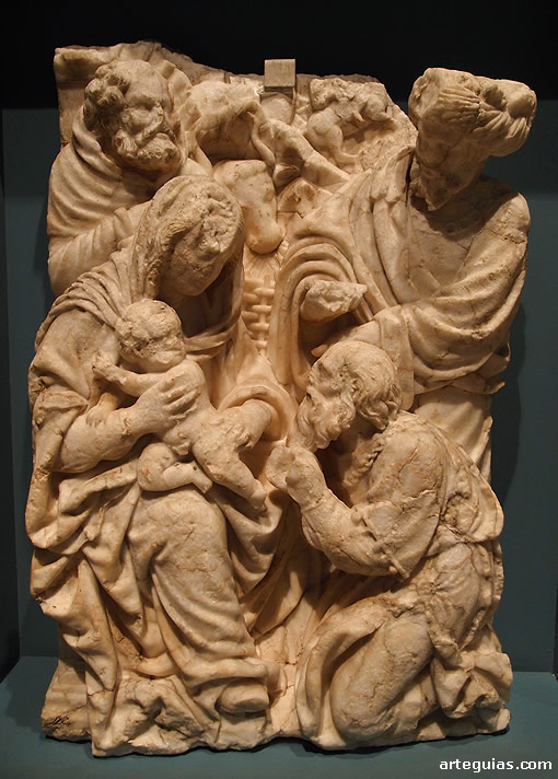 Adoración de los Reyes Magos, de Damián Forment