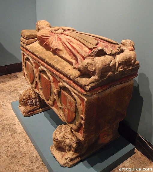 Sepulcro de Doña Isabel de Castro y Pinós