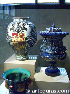 Museo de Daniel Zuloaga. Piezas de cer&aacute;mica