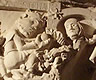 Capitel románico en el Museo de los Fueros de Sepúlveda
