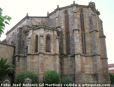 Cabecera g&oacute;tica de la iglesua del  Convento de Santo Domingo