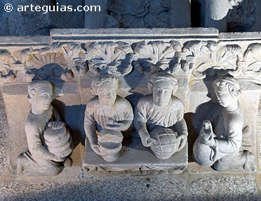 Gastronom&iacute;a medieval. Banquete representado en el Palacio de Gelm&iacute;rez (Santiago de Compostela)