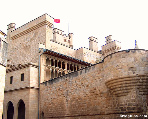 Zona residencial del Palacio Real de Olite