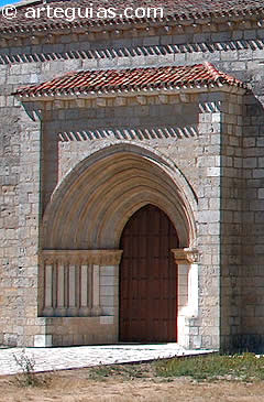 Puerta de la Ermita de Nuestra Se&ntilde;ora de las Fuentes de Amusco, Palencia