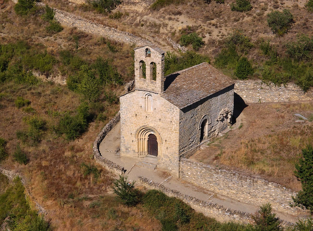 Pequeña iglesia románica de San Juan de Montañana, Huesca