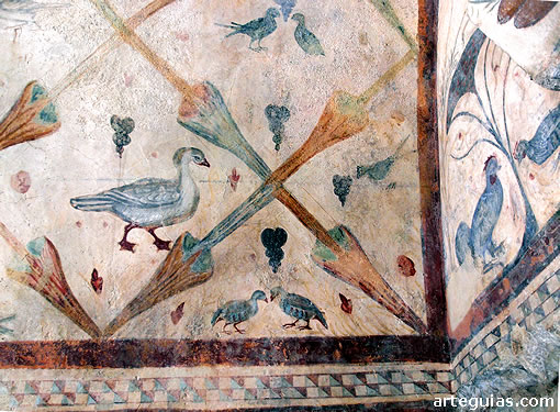 Pinturas al fresco de Santa Eulalia de B&oacute;veda