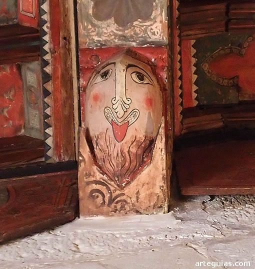 M&eacute;nsula con rostro humano