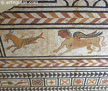 Mosaico romano en Medinaceli