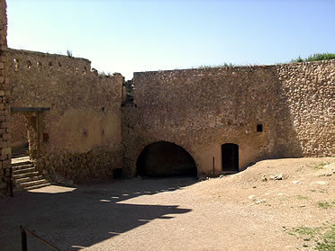 Interior del castillo de Miravet, Tarragona