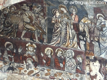 Escenas de la Pasi&oacute;n. Pinturas murales g&oacute;ticas del castillos de Alca&ntilde;iz, Teruel