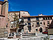Plaza de la iglesia. Mora de Rubielos
