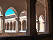 Patio del castillo de Mora de Rubielos