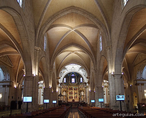Interior de la catedral de Valencia