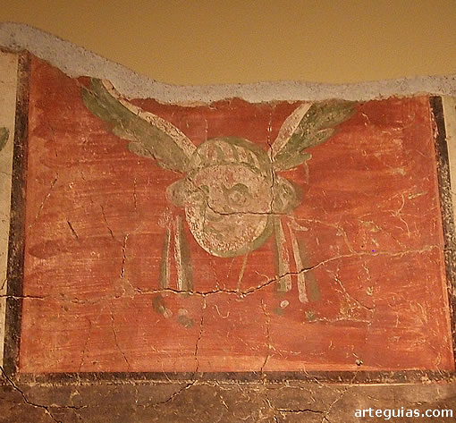 Pintura romana del dios Mercurio