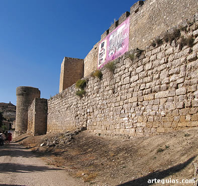 Castillo de Trigueros del Valle: muro oeste