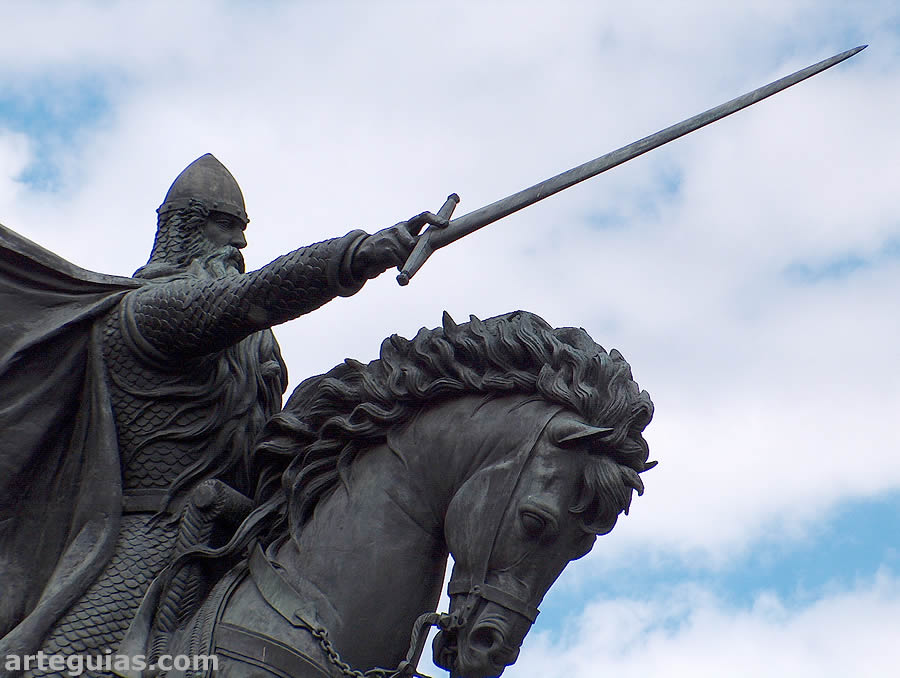 Estatua de El Cid en Burgos
