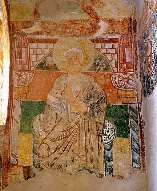 Pintura románica en la cebecera de San Baudelio de Berlanga