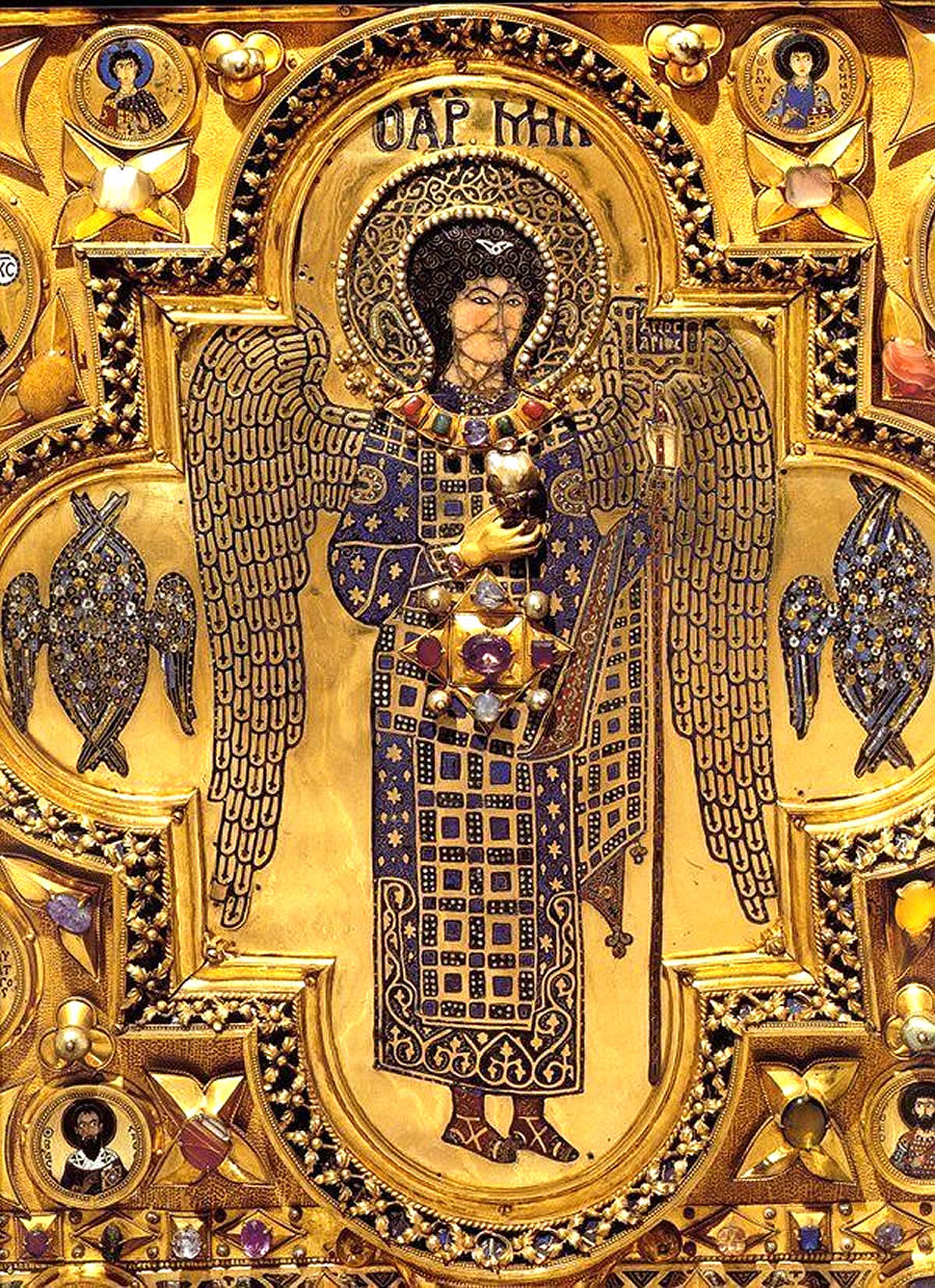 Detalle de la Pala d'oro de San Marcos de Venecia