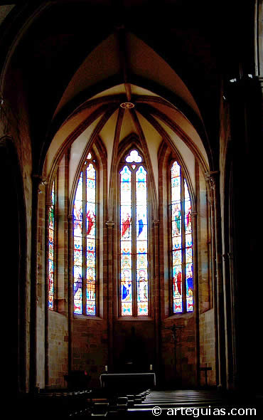 Interior del &aacute;bside de San Severino, Balmaseda