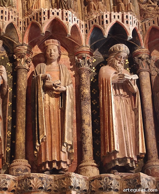Detalle del Pórtico de la Majestad de la Catedral de Toro