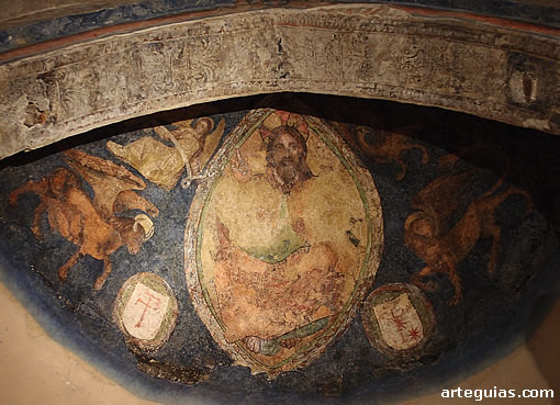 Iglesia del Santo Sepulcro de Toro, Zamora. Pinturas del ábside