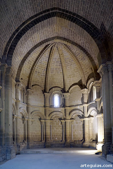 Magn&iacute;fico aspecto interior del &aacute;bside